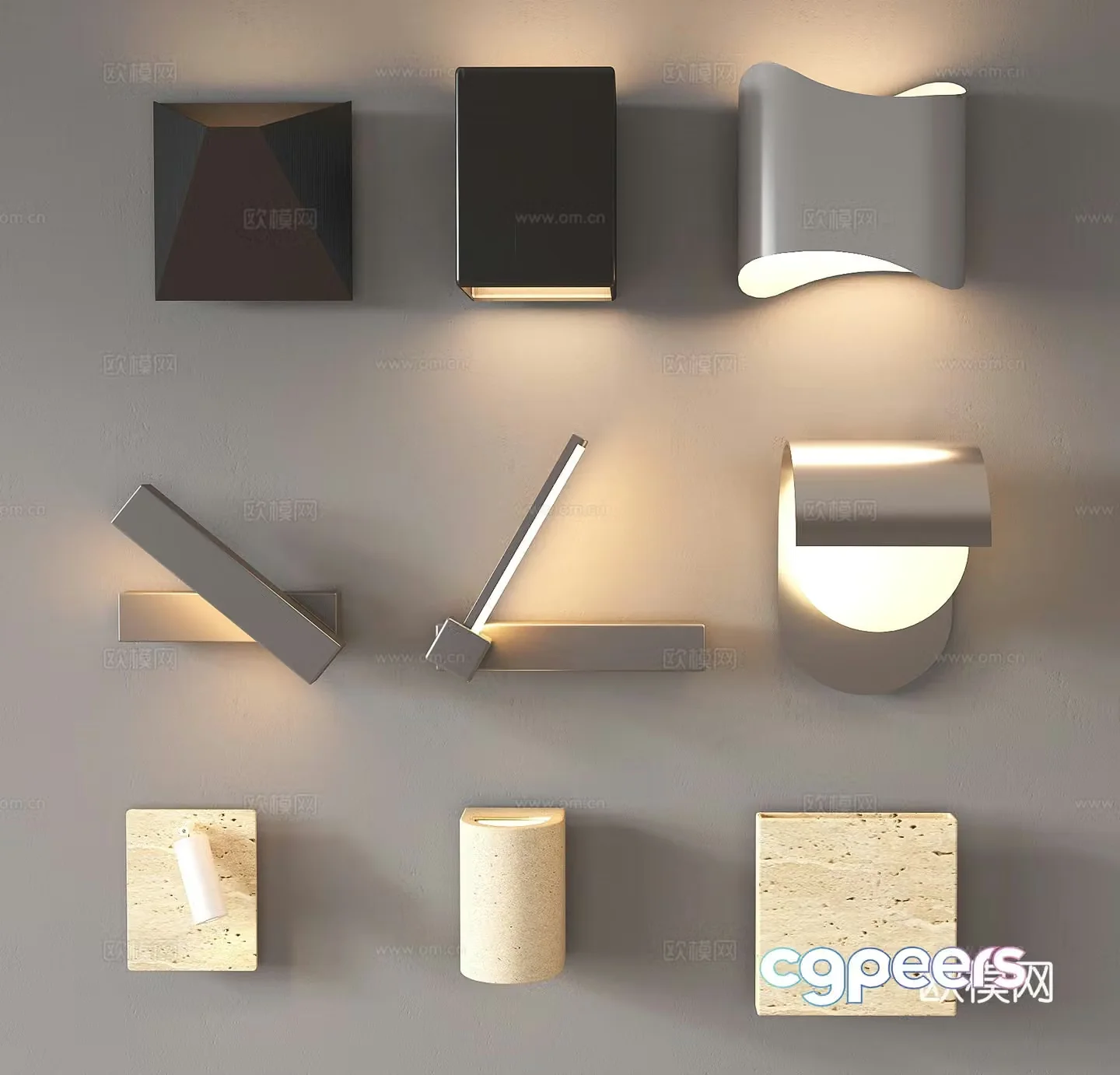Modern wall lamp Bedside wall lamp Reading wall lamp Bedside wall lamp Outdoor wall lamp 3D model