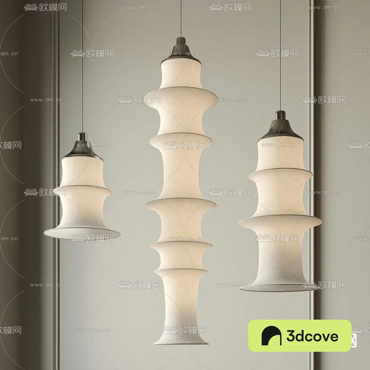 Bamboo chandelier