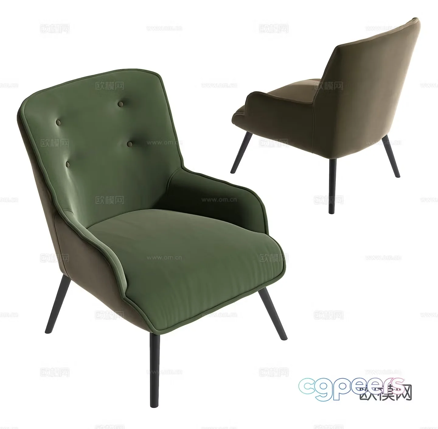 Modern leisure chair 3d model