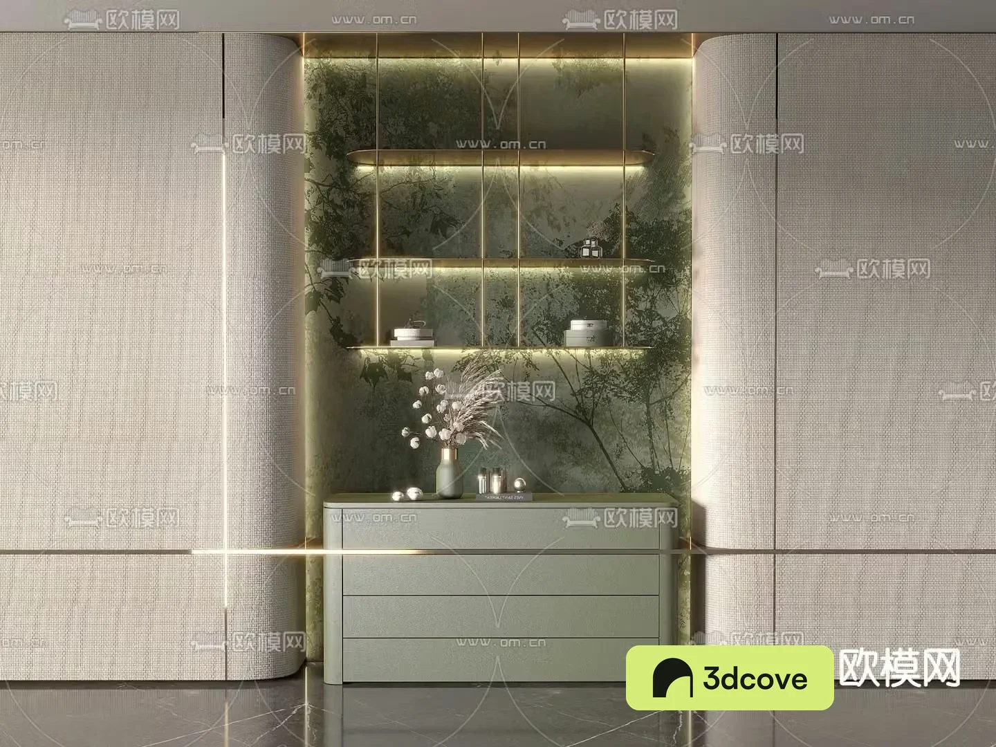 Modern decorative cabinet display cabinet