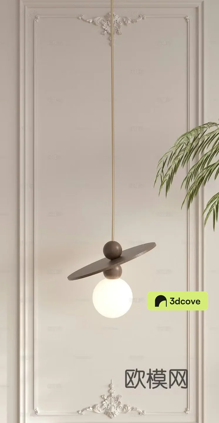 Bedside chandelier