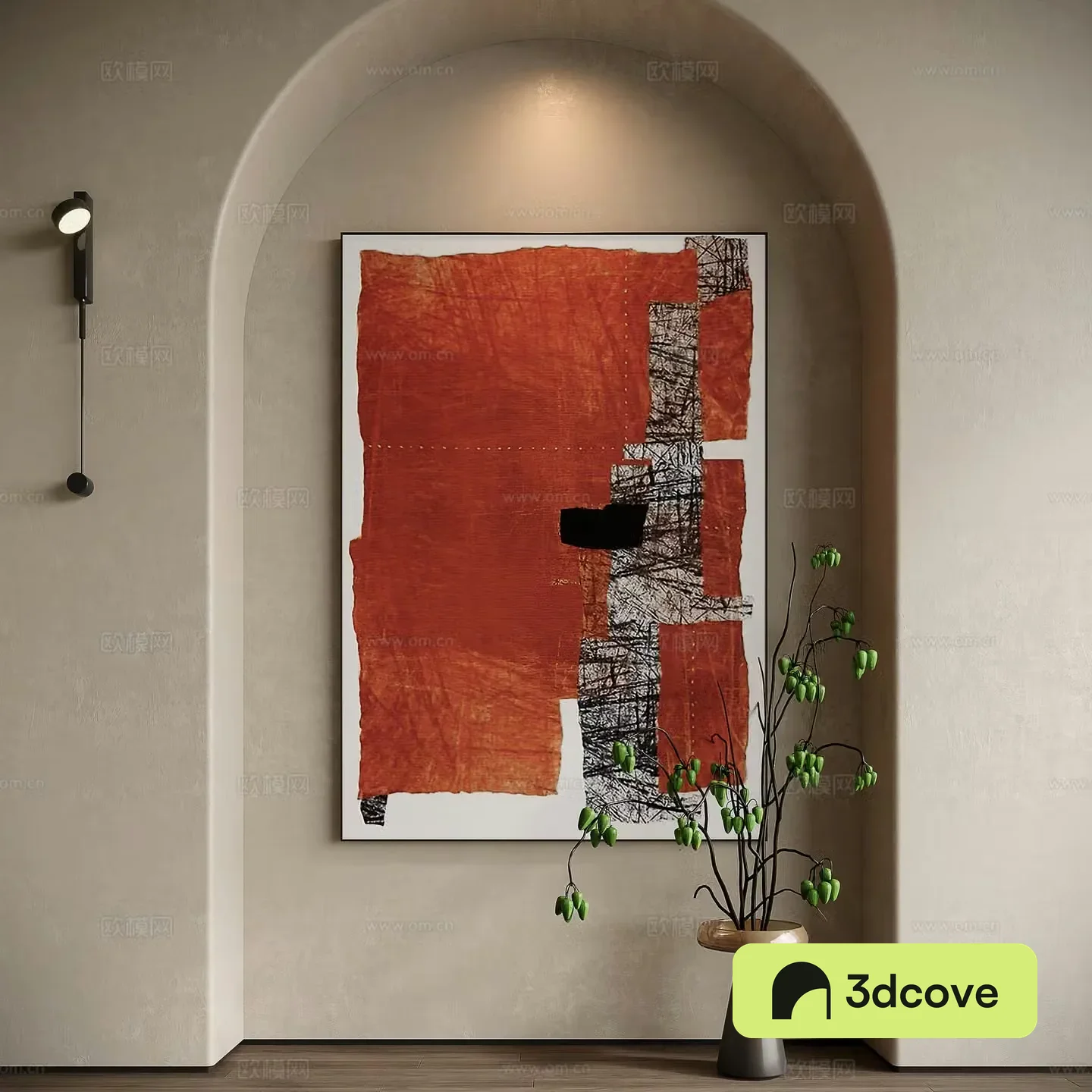 Modern minimalist decorative painting