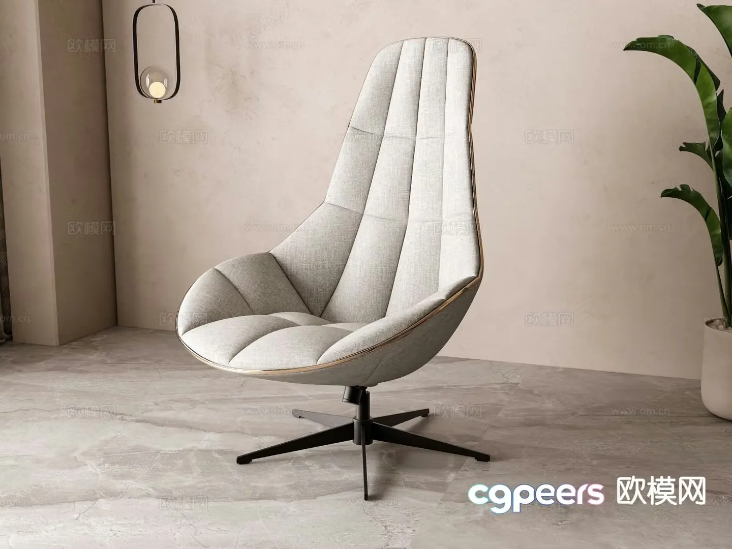 Modern office chair executive chair 3d model