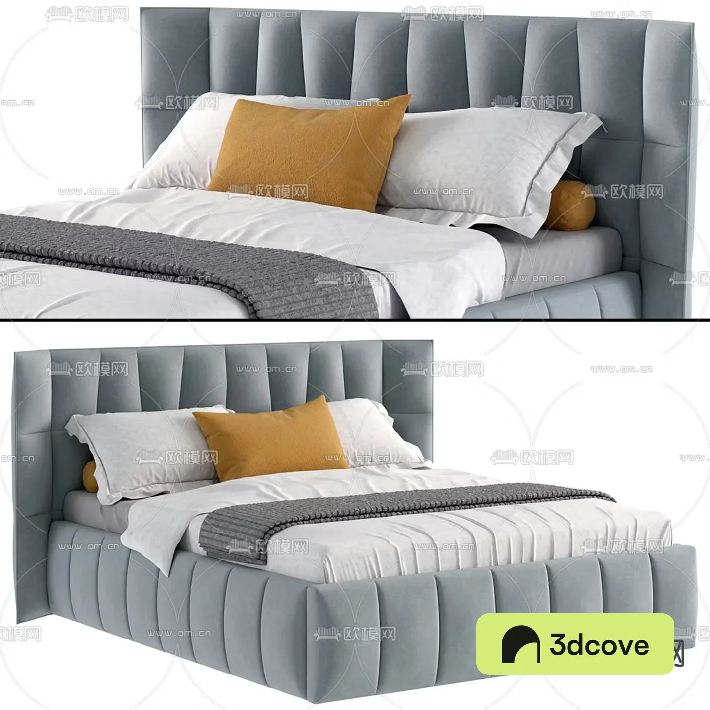 Modern double bed