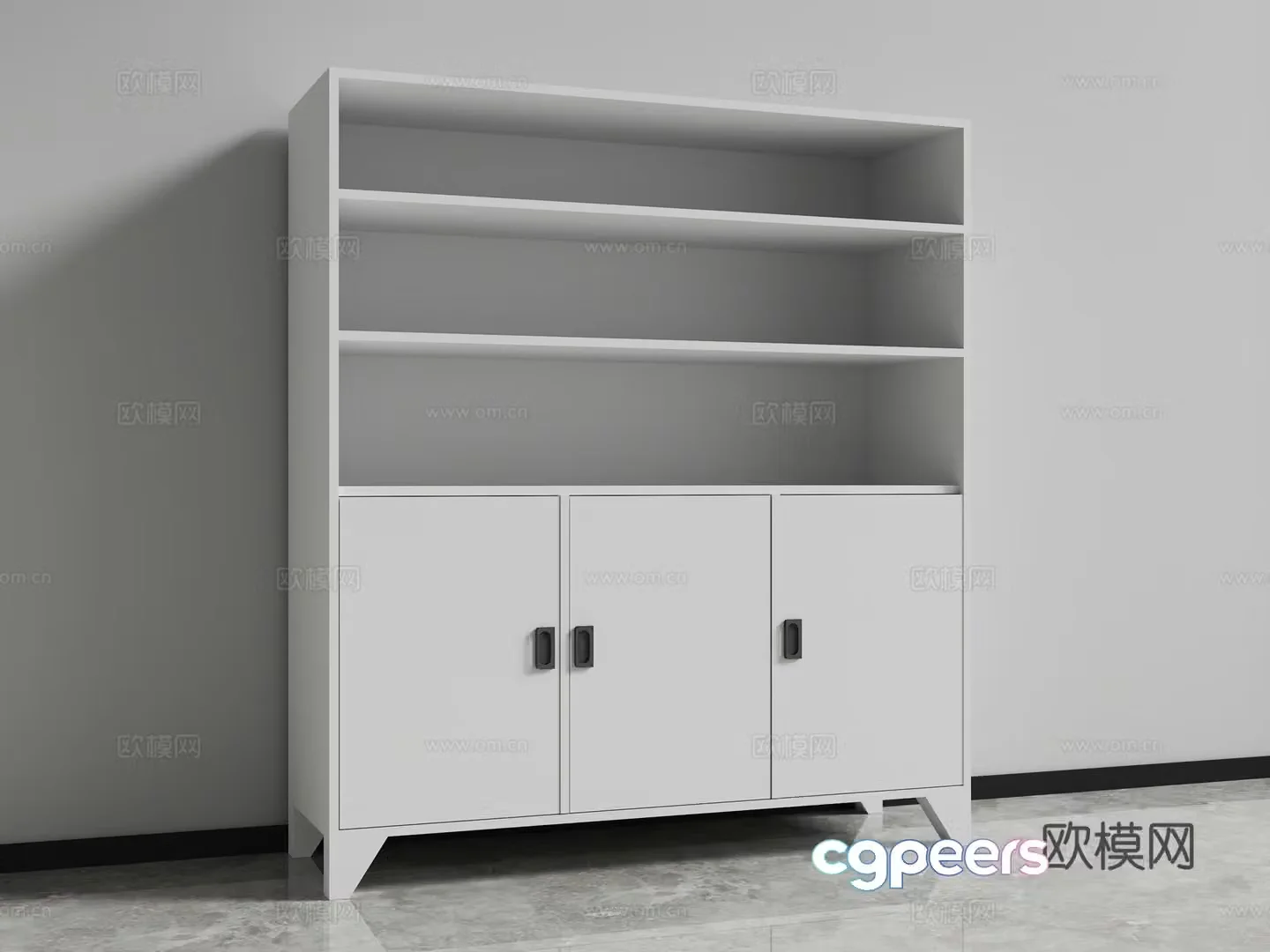 File cabinet tea cabinet locker 3d model