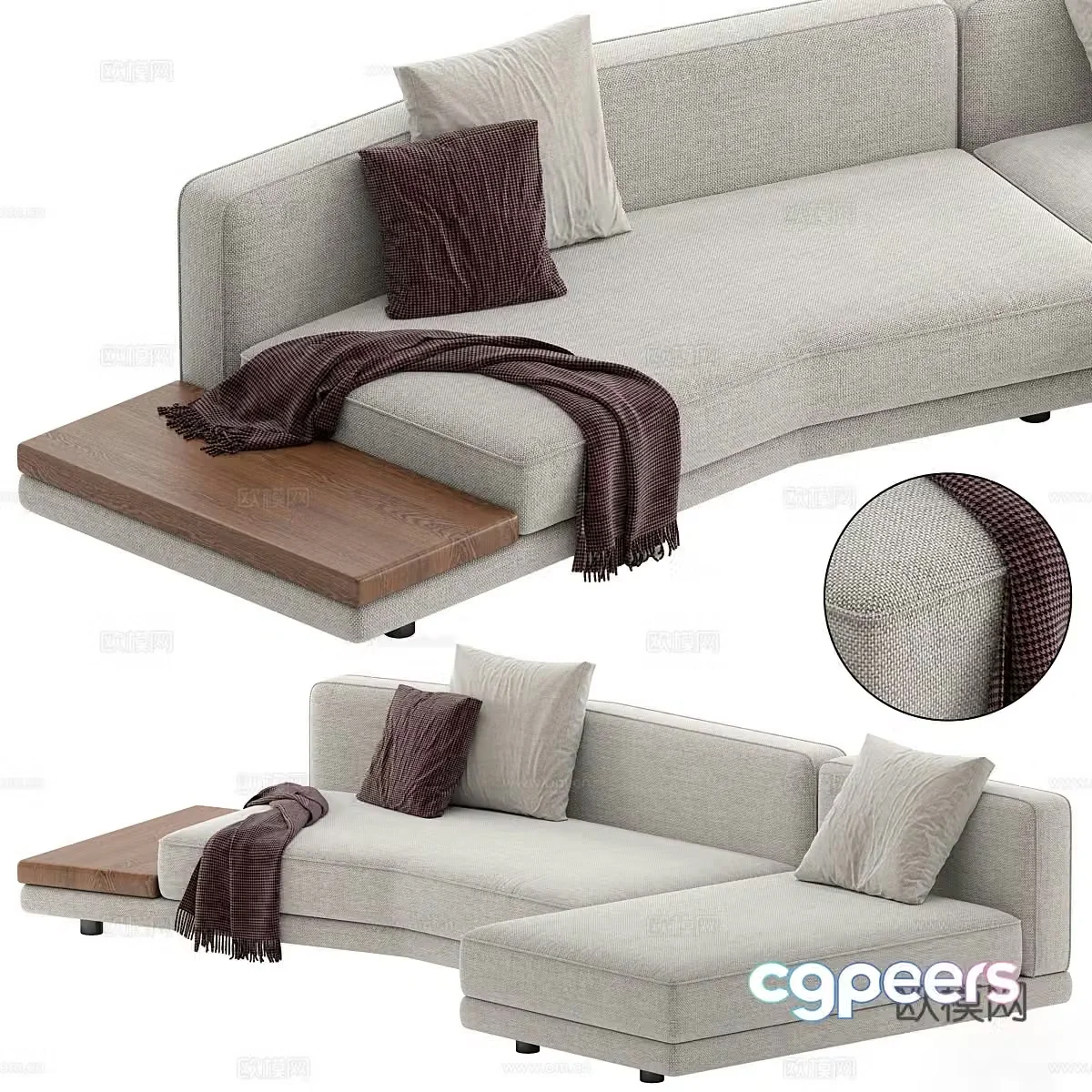 Multiplayer sofa 3d model