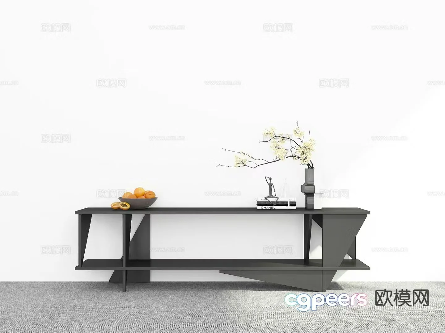 Modern TV cabinet 3d model