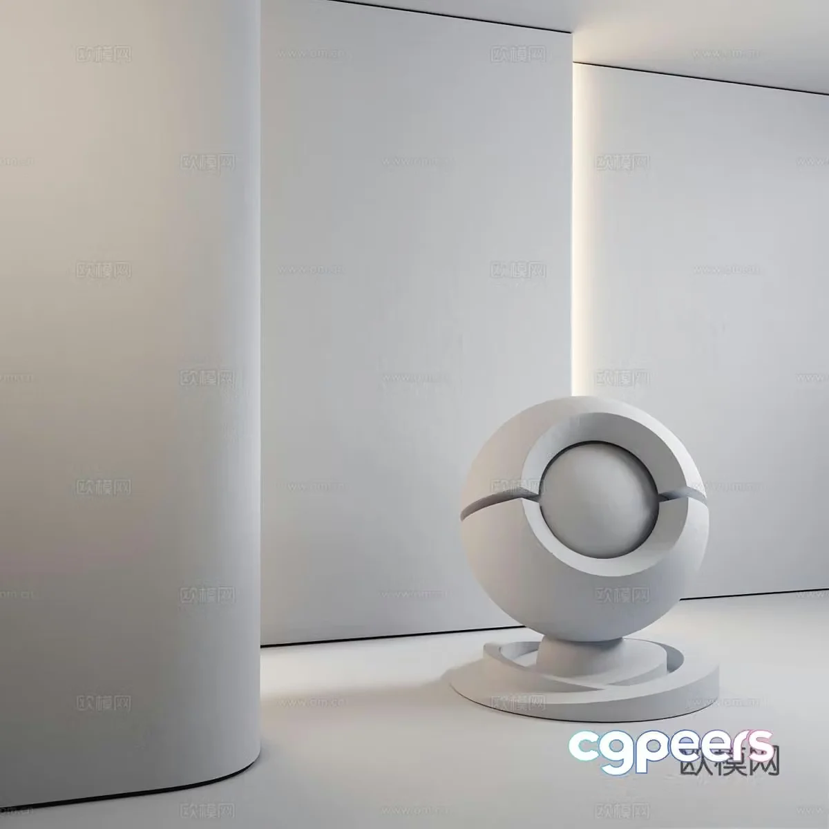 Foreign seamless wall paint Simple wall paint Paint Cement paint Art paint Texture paint 3d model