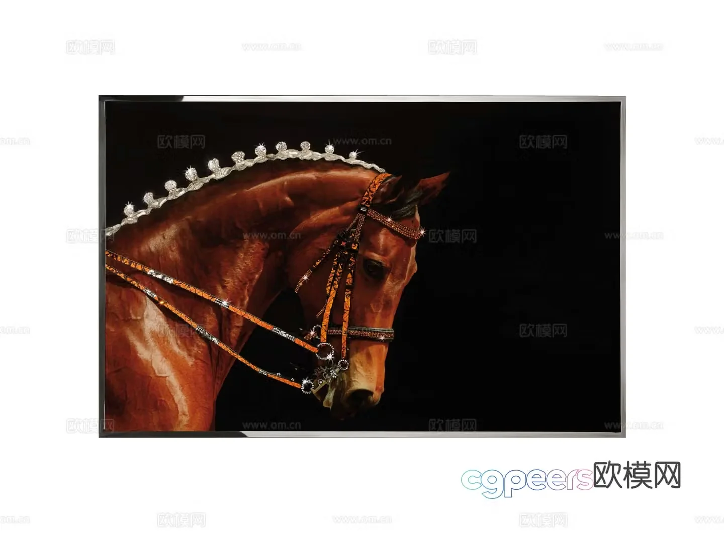 Visionnaire CAVALLO hanging painting 3d model