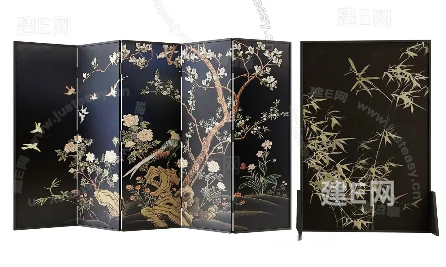 A Decorative Screen 3D Model – 12220 – VRAY Render