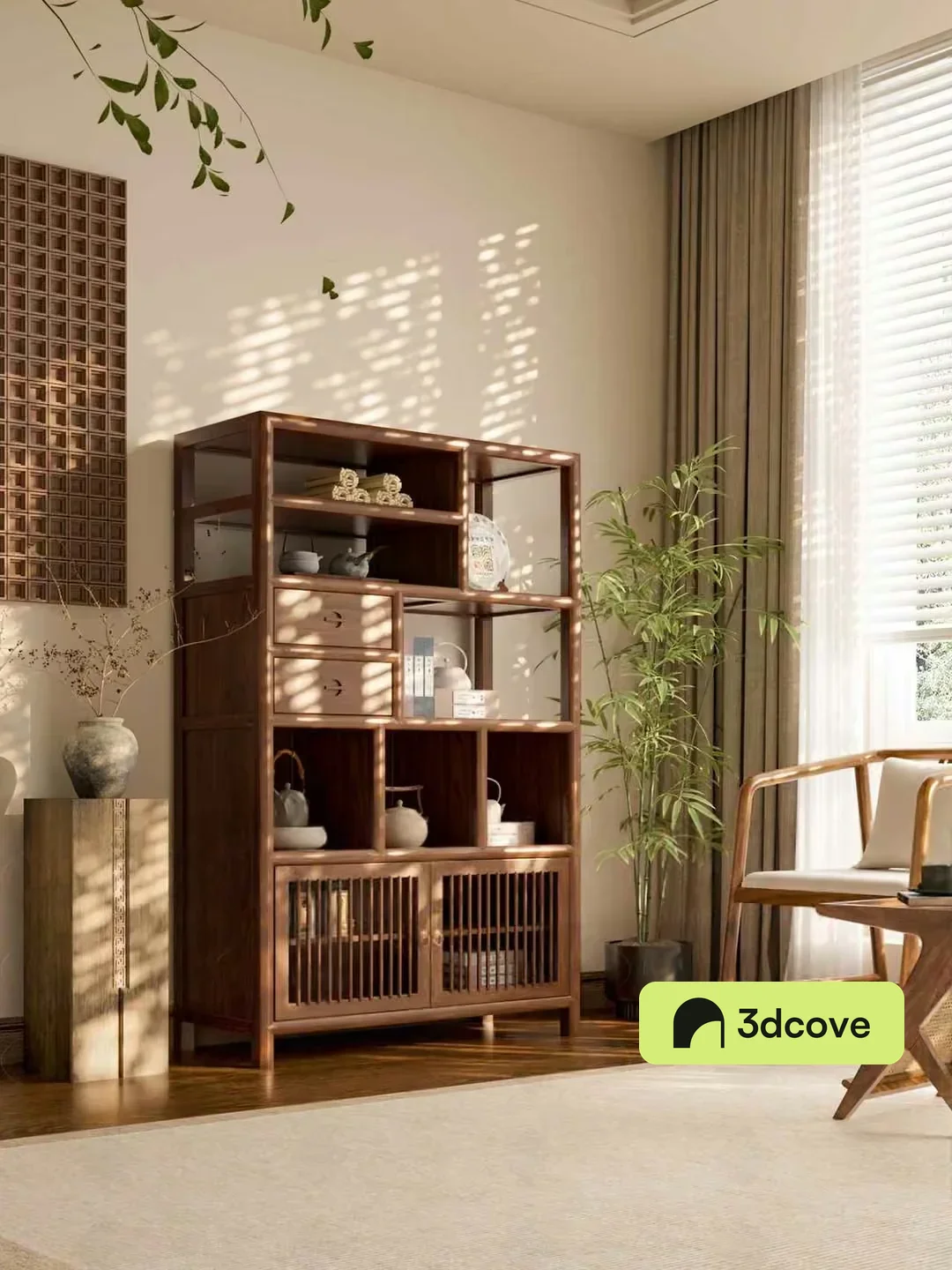 A Wooden Bookcase