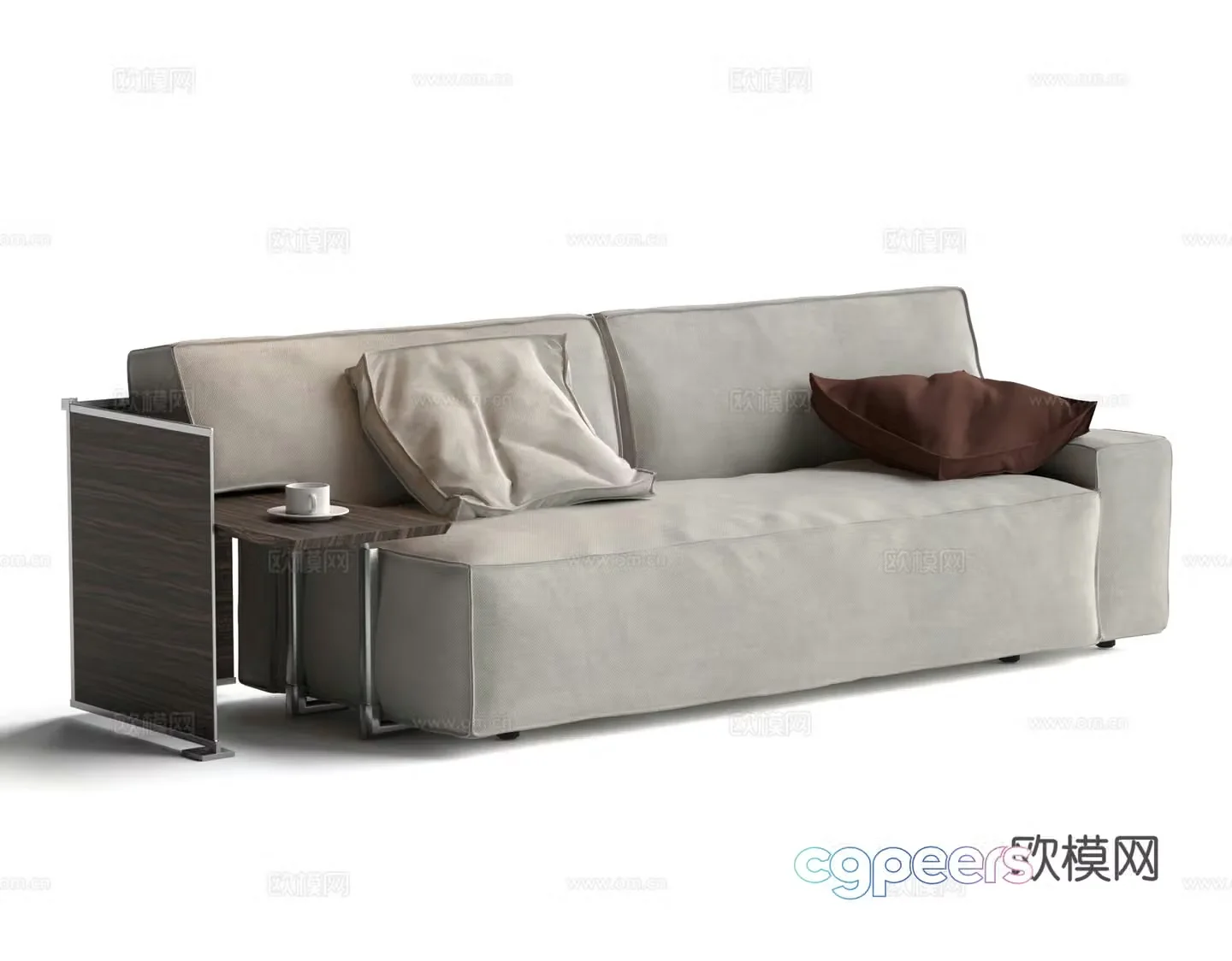 cassina loveseat 3d model
