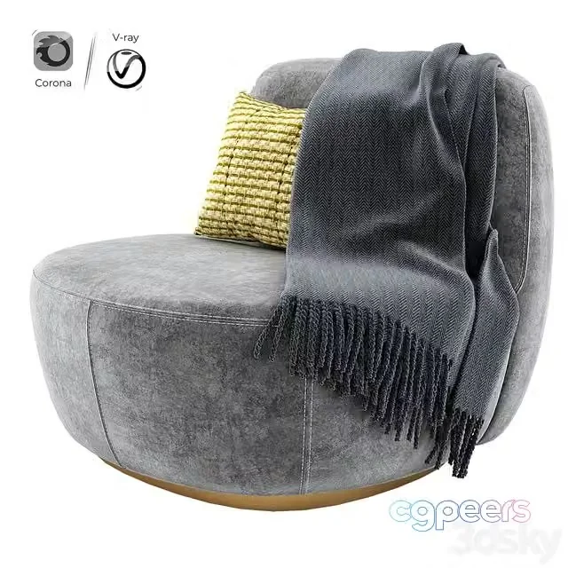 3ds Max Free – KELLY CHAIR