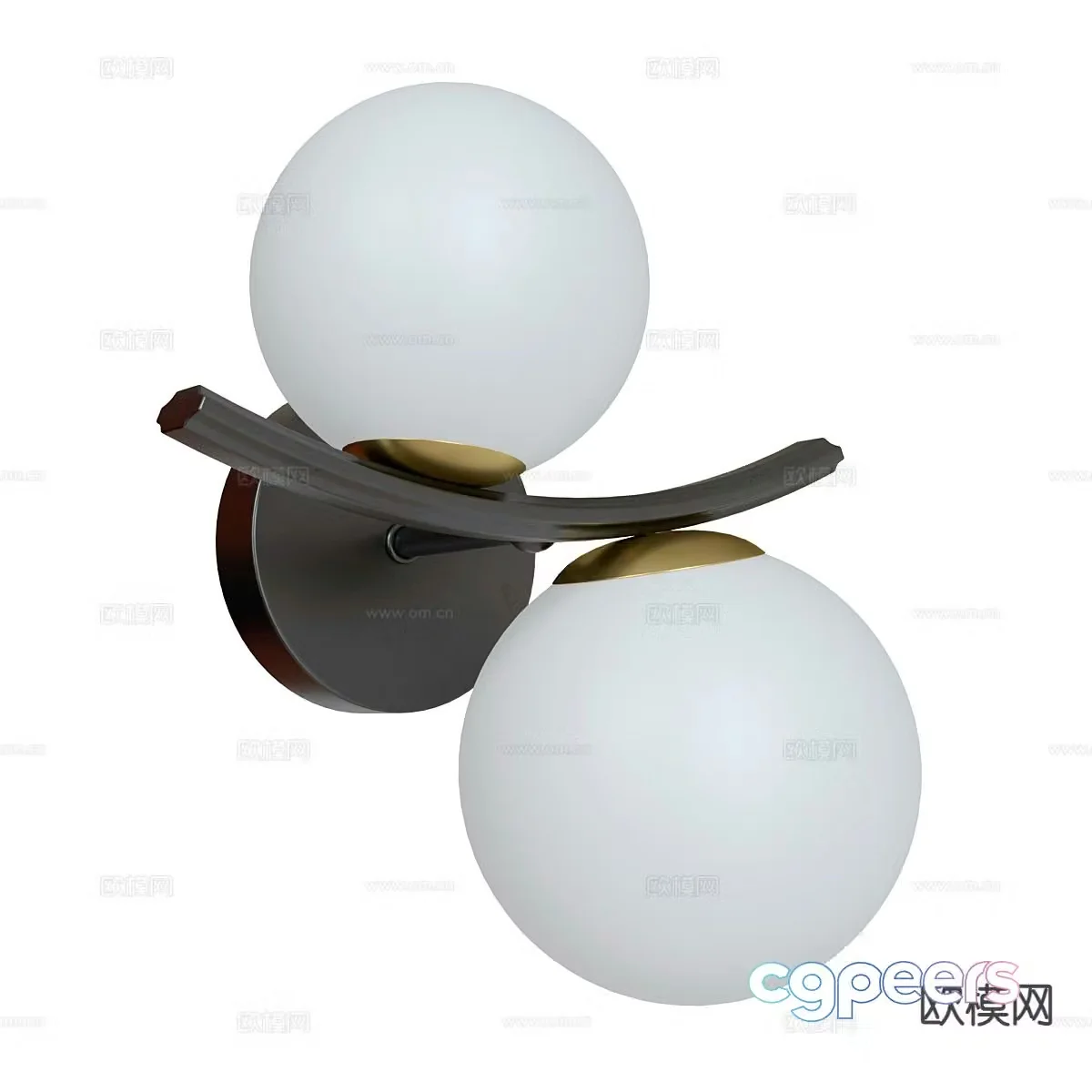 Modern wall light 3d model