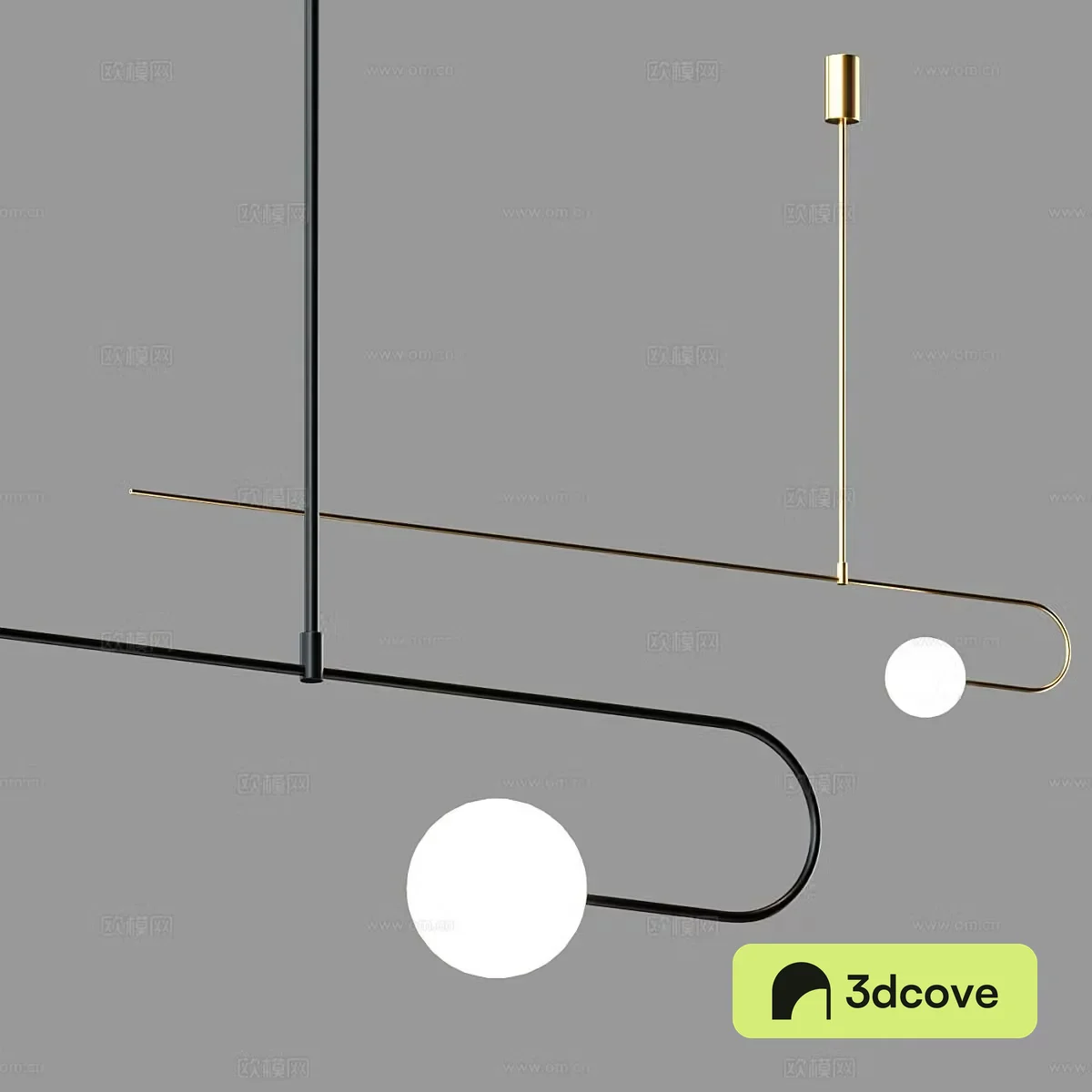Modern simple chandelier restaurant chandelier lamp