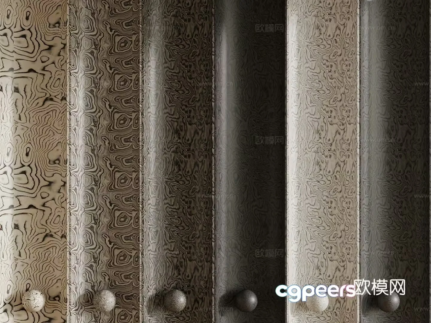 Italian wall panel 3D model