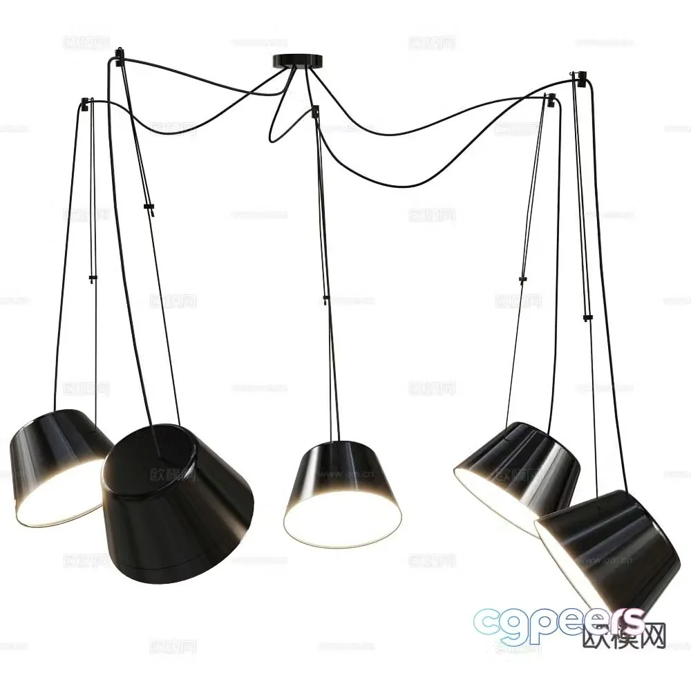 Ole art chandelier 3d model