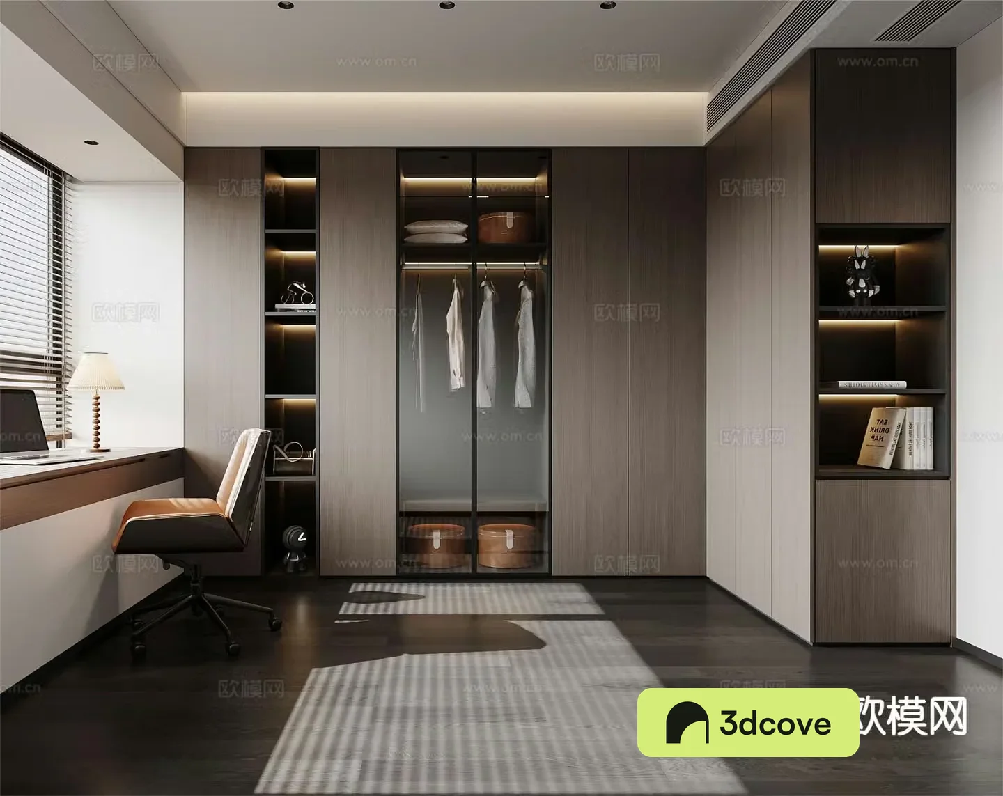 Modern study room