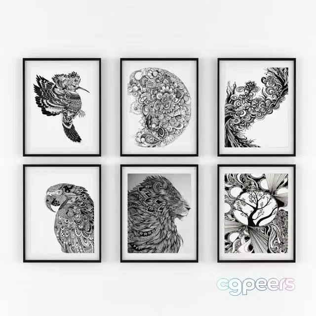 3ds Max Free – Paintings art decor