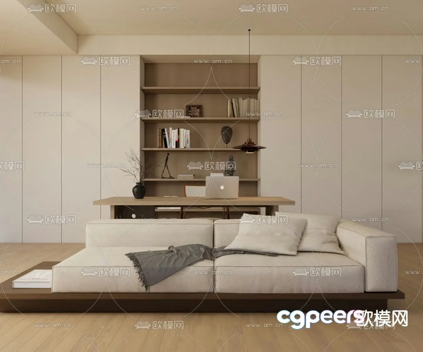 Wabi-sabi loveseat 3d model
