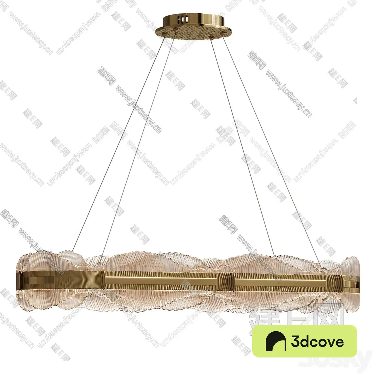 A Gold Light Fixture