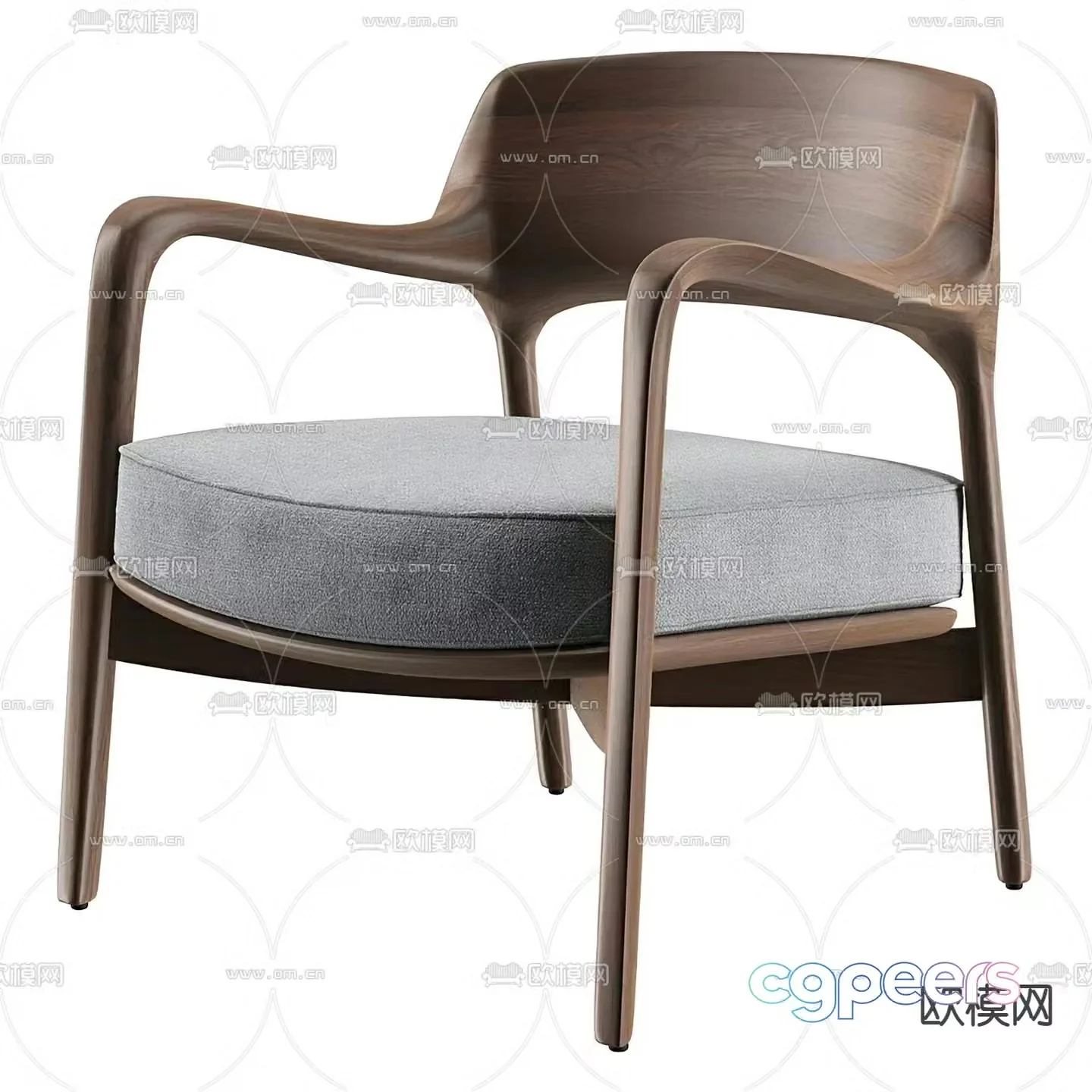 Poltrona medieval style leisure chair armchair 3d model