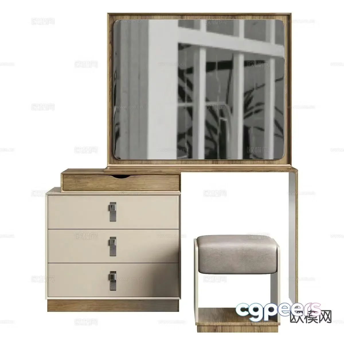 Modern dressing table dressing table 3d model