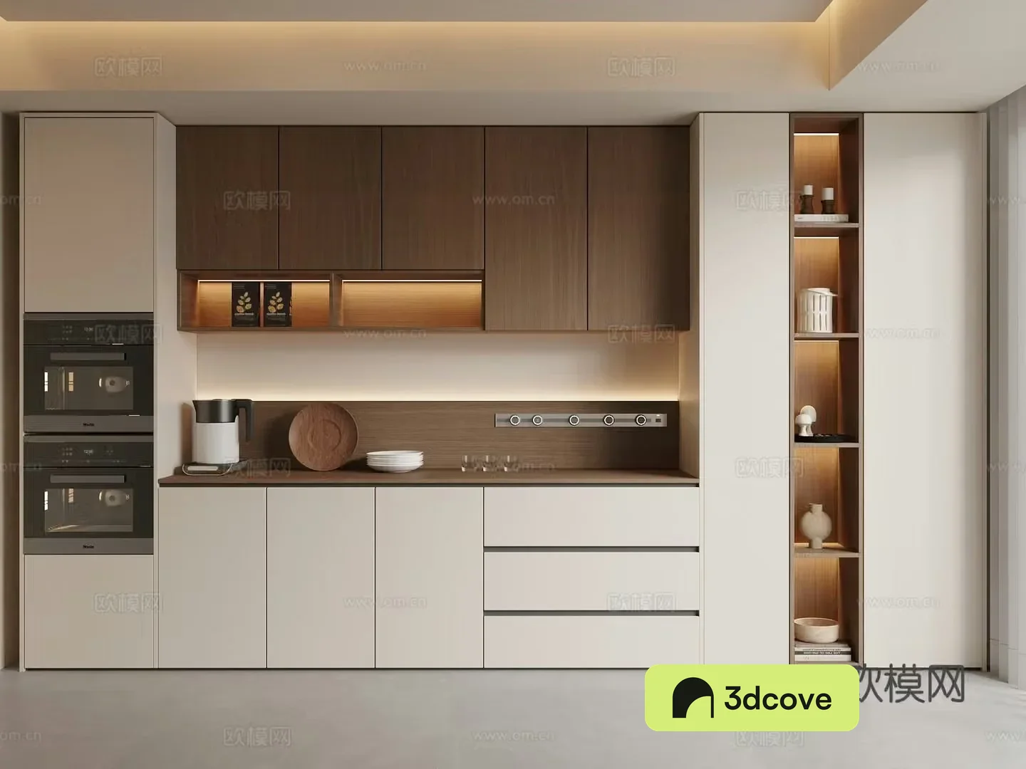 Middle-aged sideboard 3D model