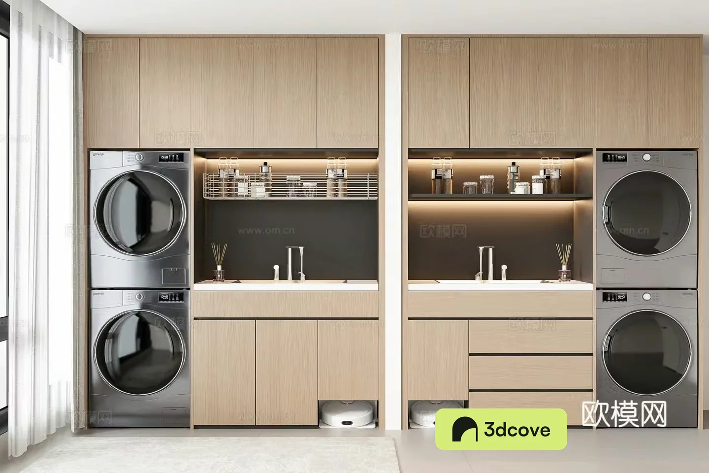 Modern balcony cabinet