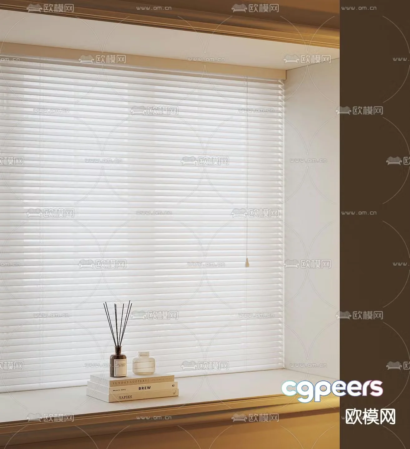 Modern venetian blinds 3d model