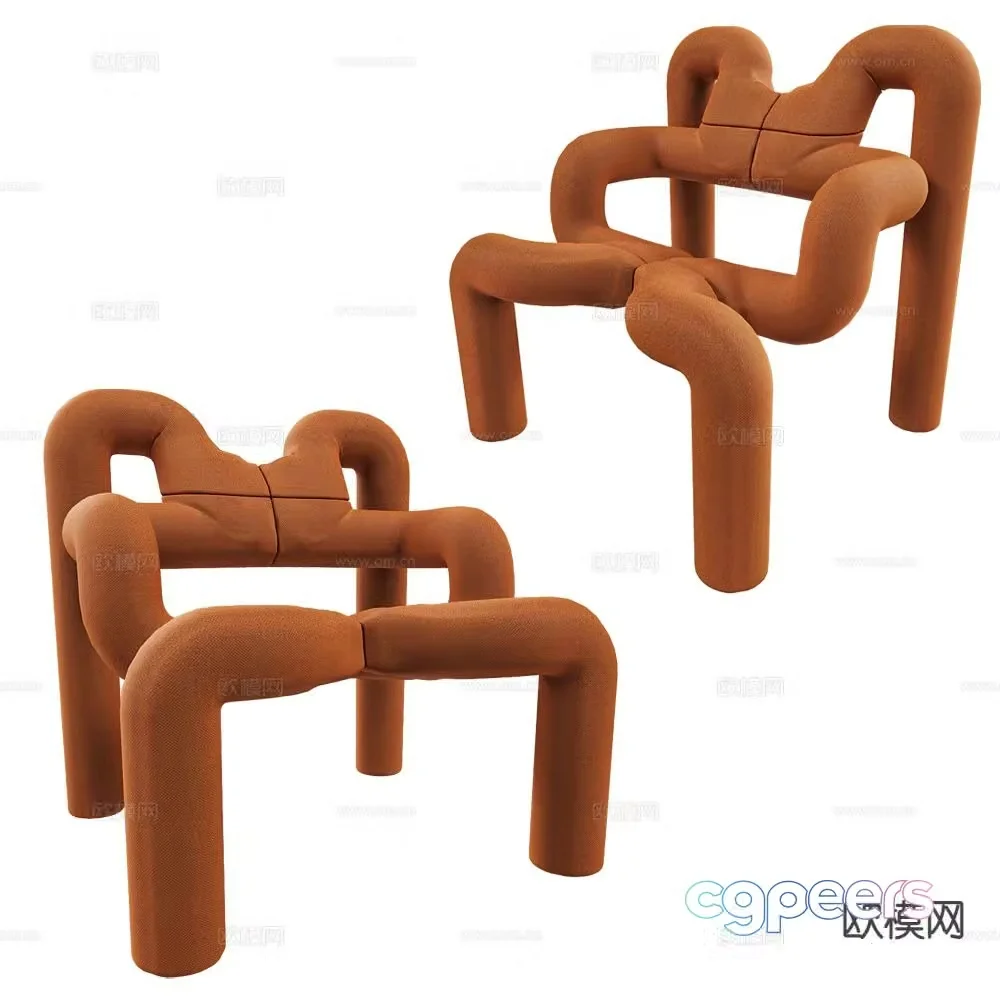 Varier creative chair personalized chair leisure chair 3d model
