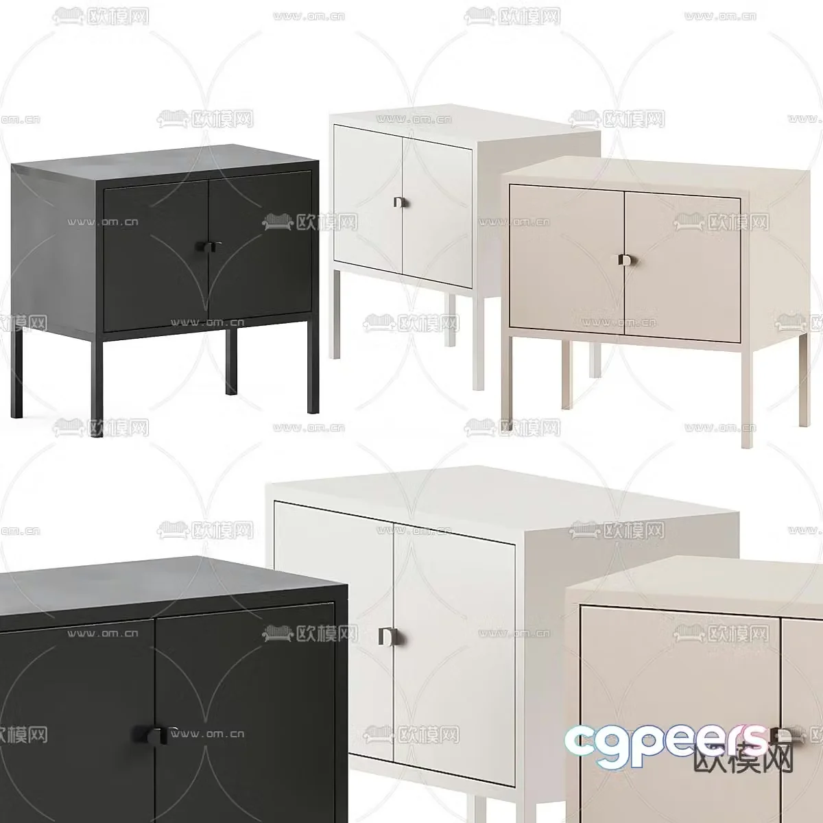 Ikea bedside table 3d model