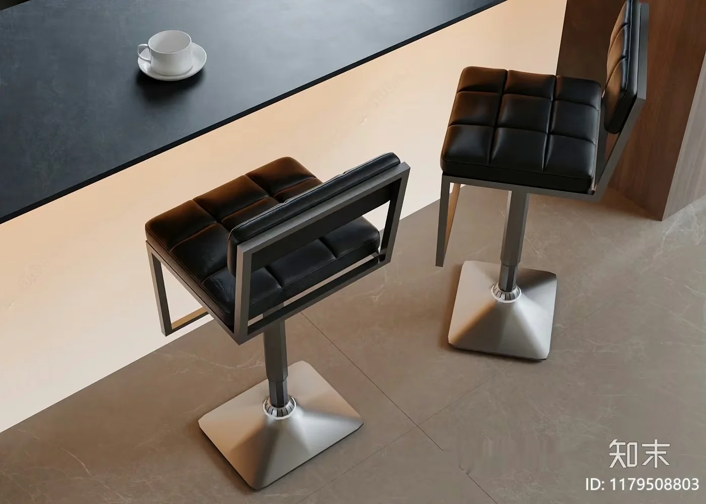 Modern Office Furniture 3D Model – 8624 – VRAY Render