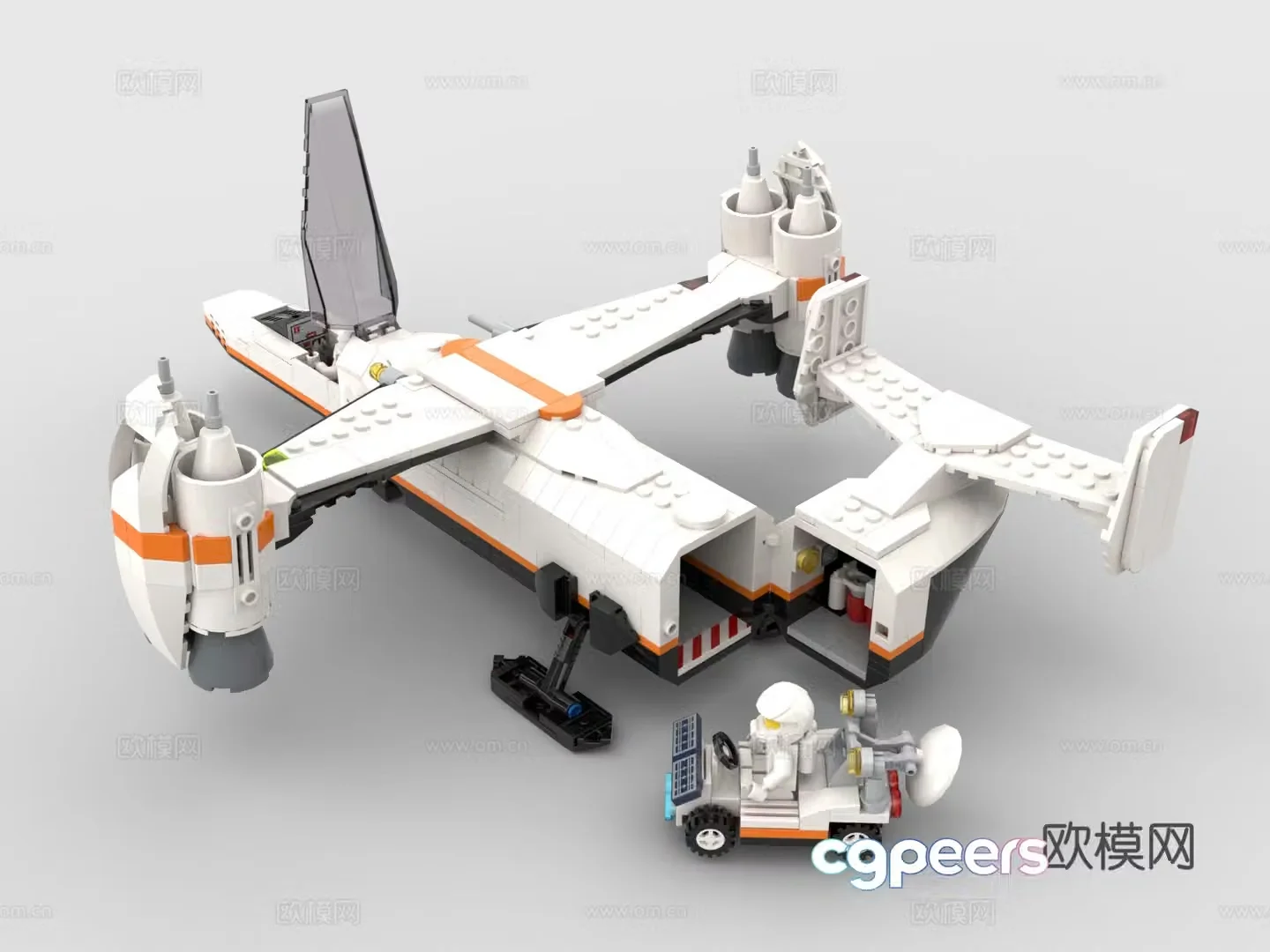 LEGO LEGO toy building block transporter 3d model