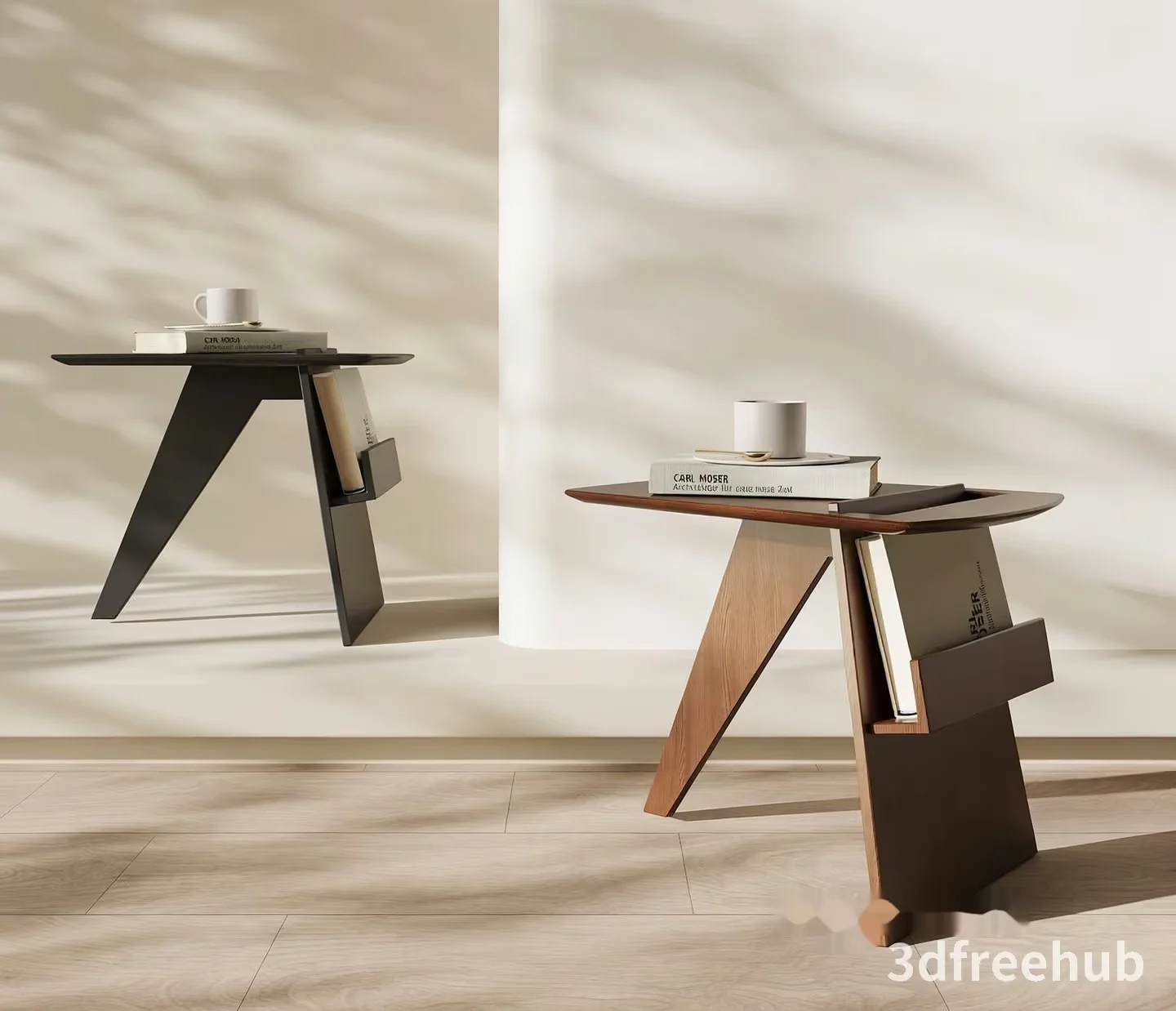 Modern Side Tables 3D Model – 19847 – VRAY Render