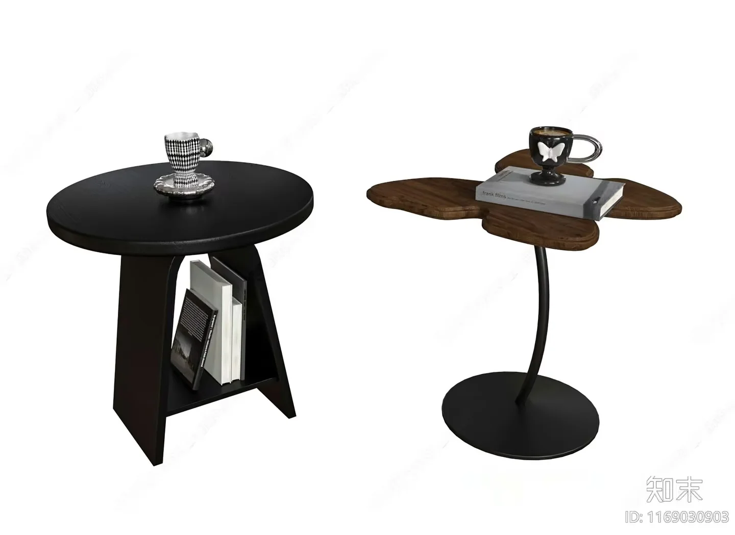Modern Side Tables 3D Model – 6013 – VRAY Render
