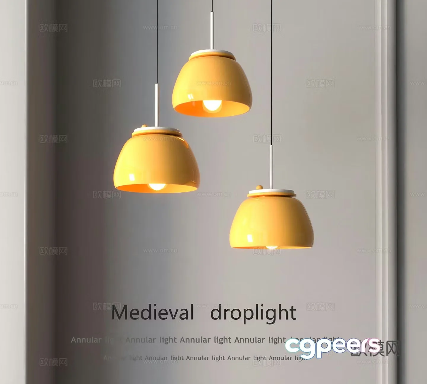 Modern restaurant chandeliers bar art chandeliers bedside chandeliers 3D model