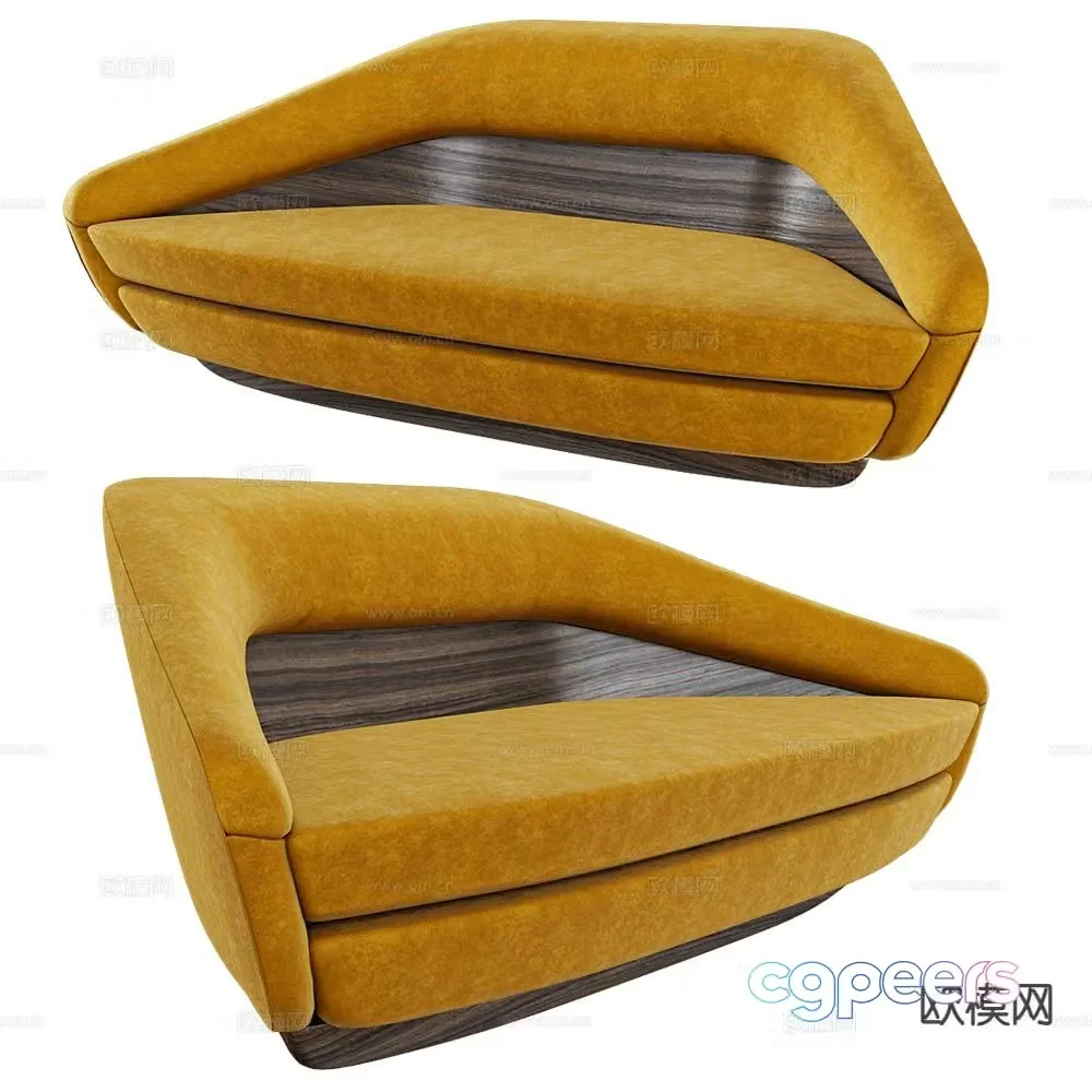 ALMA Italian love sofa 3d model