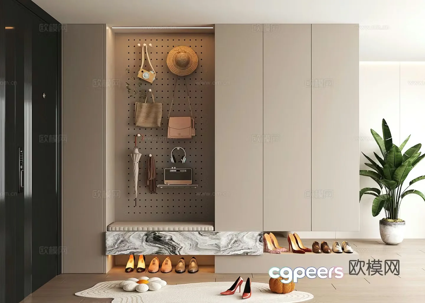 Shoe cabinet design shoe cabinet partition shoe cabinet porch shoe cabinet home shoe cabinet 3D model