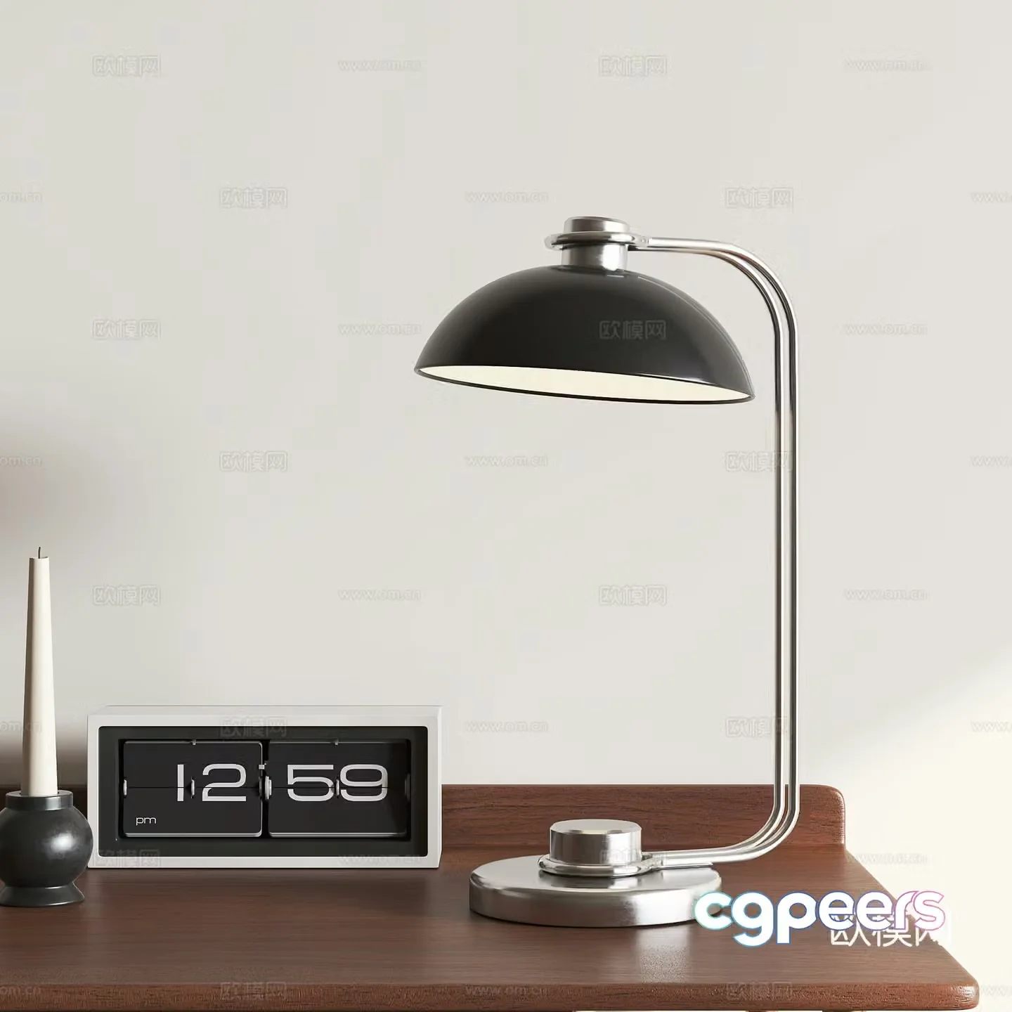Light luxury table lamp 3D model
