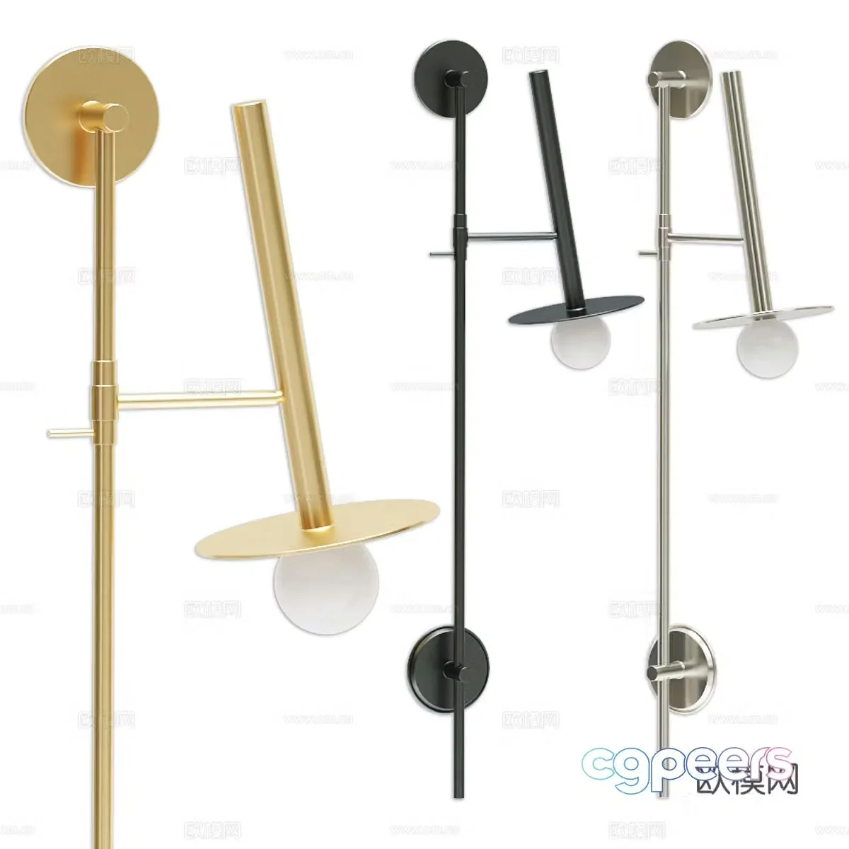Minimalist wall lamp Art wall lamp Bedside wall lamp Outdoor wall lamp Wrought art wall lamp Garden wall lamp 3D model
