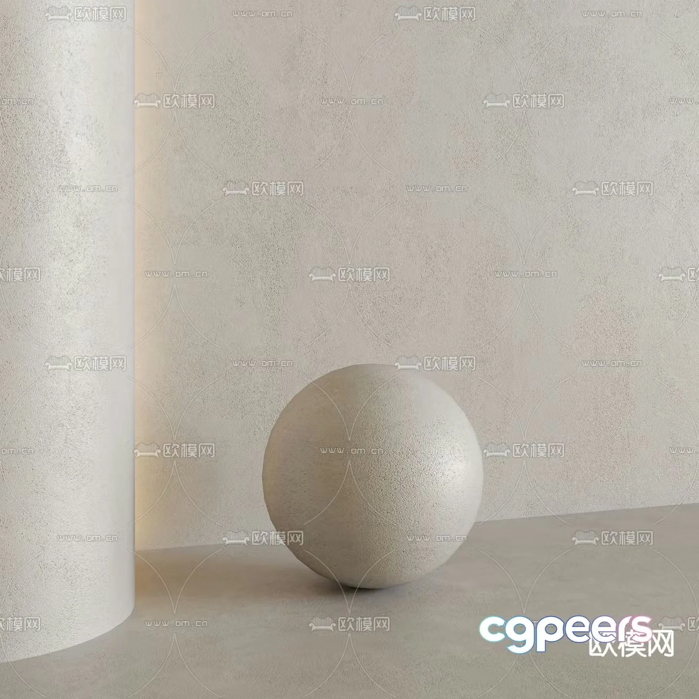 Modern wall art paint 3d model