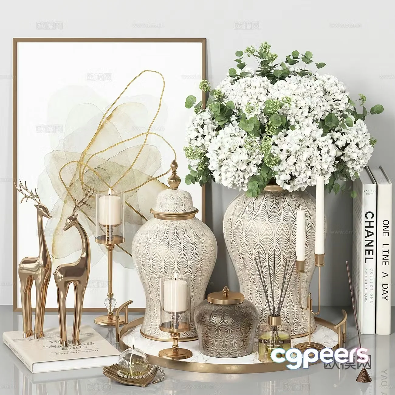 3D model of cabinet ornament