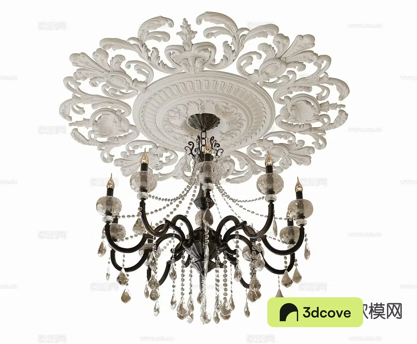 French crystal chandelier
