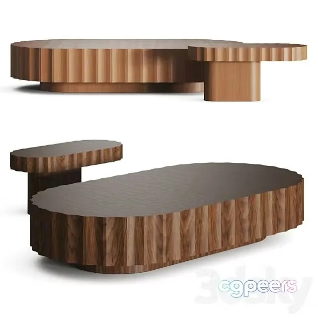 3ds Max Free – Francesco Balzano Blond Coffee Tables