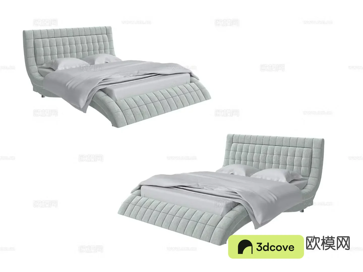 Modern double bed