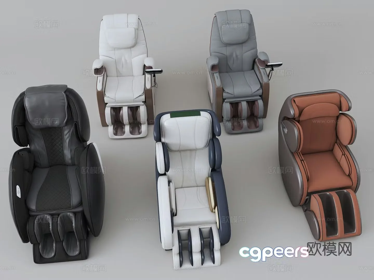 Massage chair 3d model