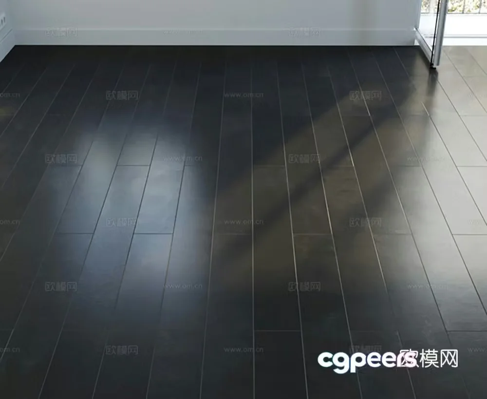 Floor Wood Floor Painted Wood Floor 3D Model