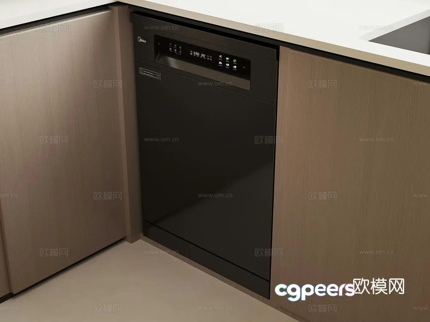 Other appliances Modern dishwasher Disinfection cabinet 3d model