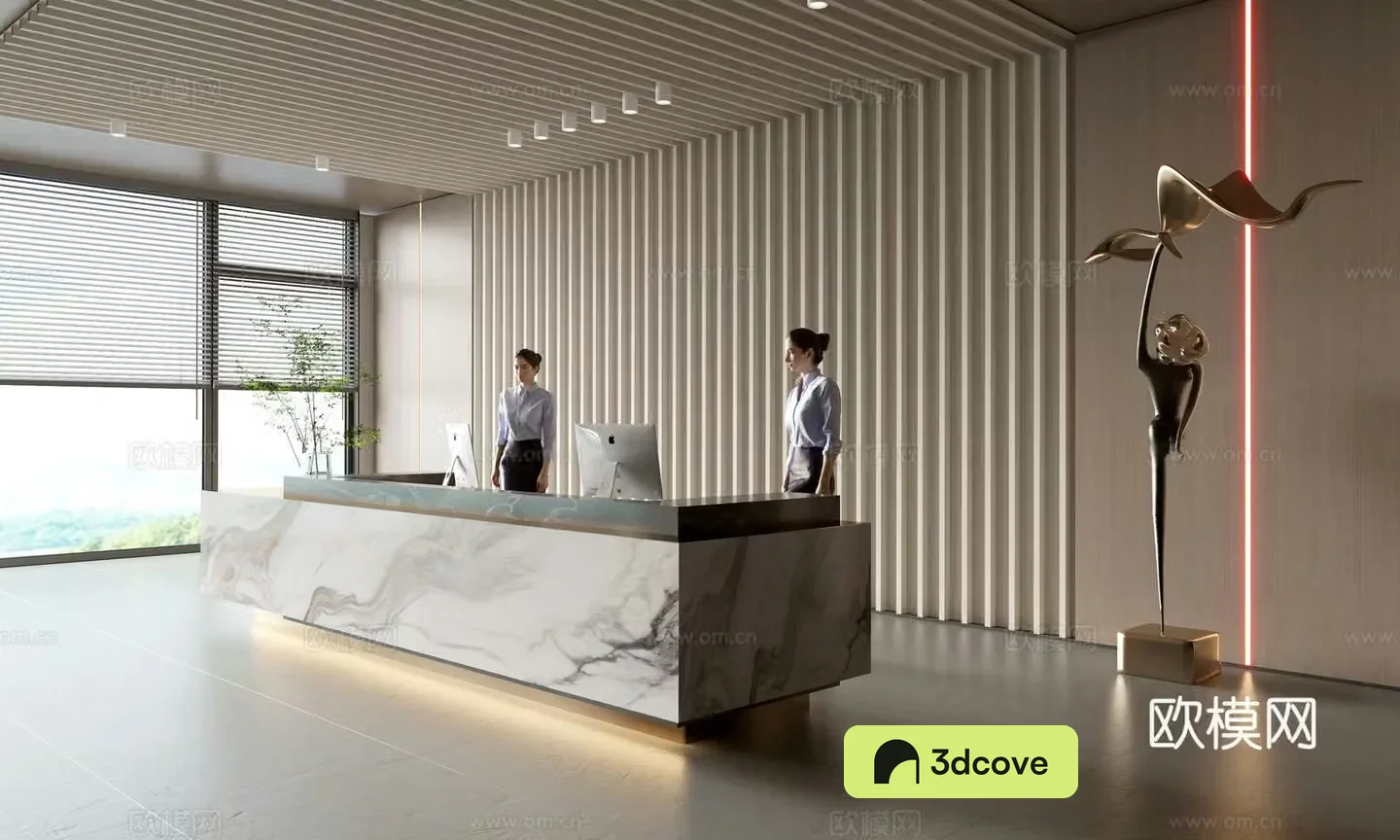Modern company front desk reception area bar reception desk service desk company front desk background